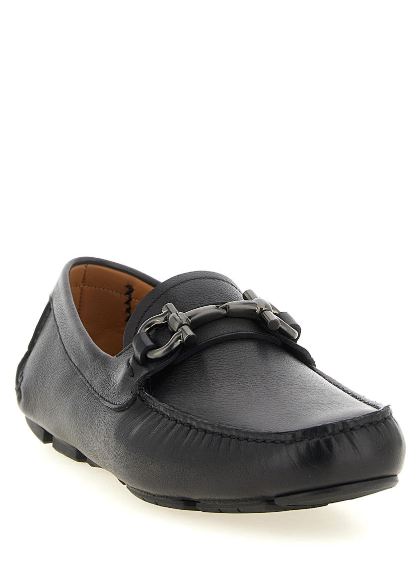 Black Slip On  Loafers 2