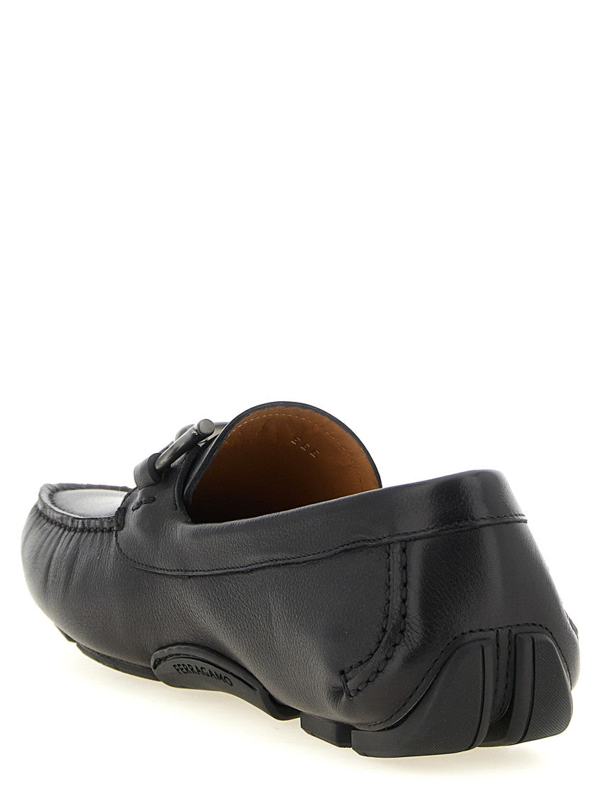 Black Slip On  Loafers 3