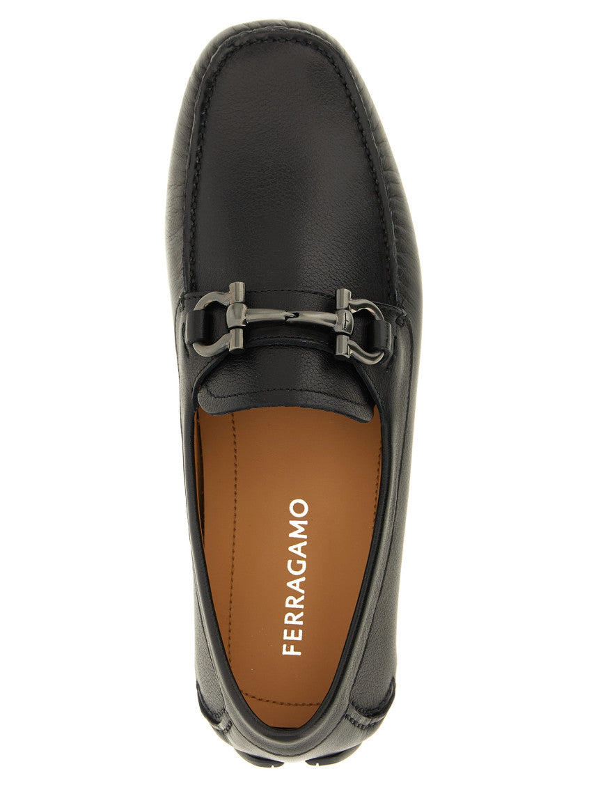 Black Slip On  Loafers 4