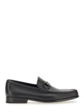 Black Textured Loafers 1