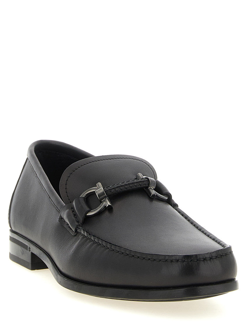 Black Leather  Loafers 2