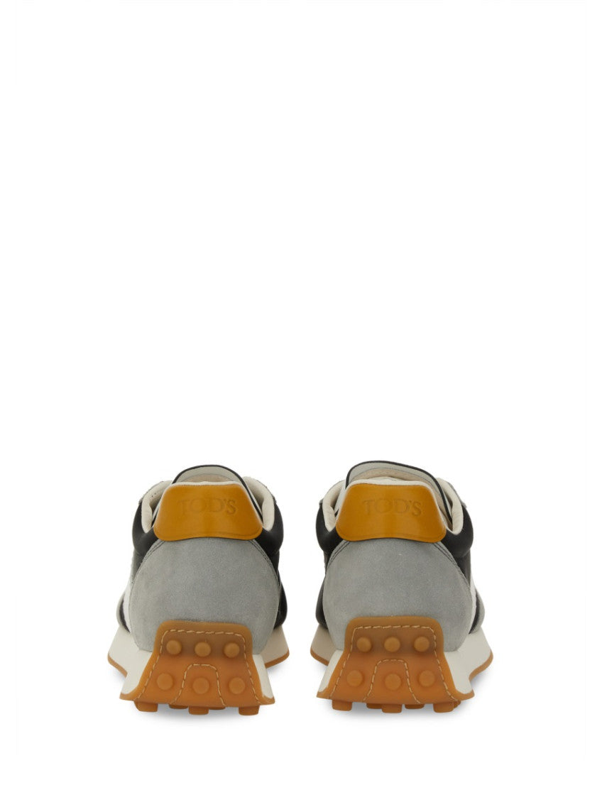 Grey Color Block Sneakers 3