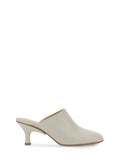 White Leather Collection Mules 1