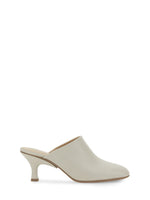 White Leather Collection Mules 1