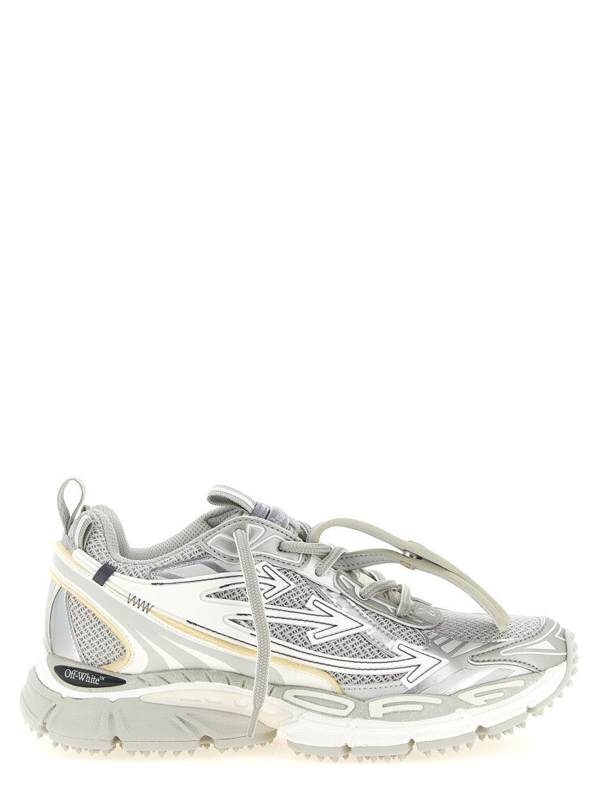 Grey Color Block Sneakers 1