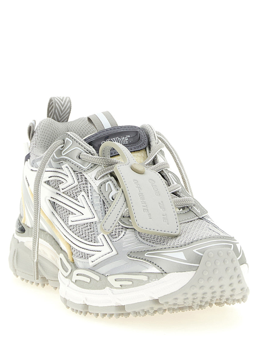 Grey Color Block Sneakers 2