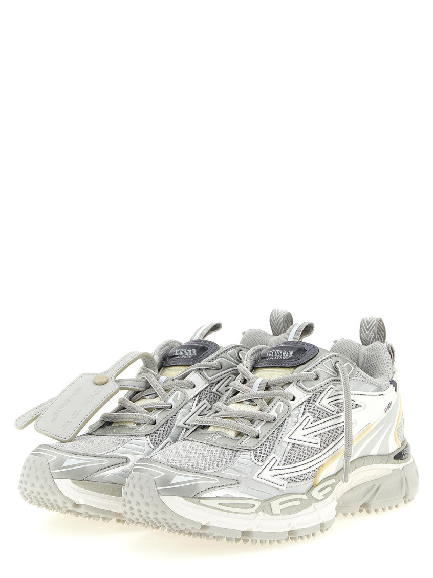Grey Color Block Sneakers 3
