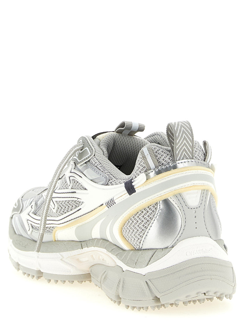 Grey Color Block Sneakers 4