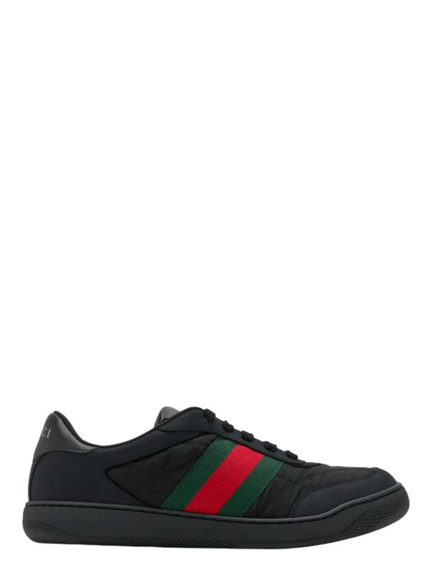 Black Stripes Screener Sneakers 1