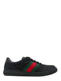 Black Stripes Screener Sneakers 1
