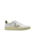 White Color Block Sneakers 1