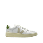 White Color Block Sneakers 1