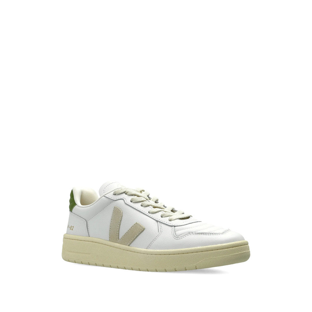 White Color Block Sneakers 2