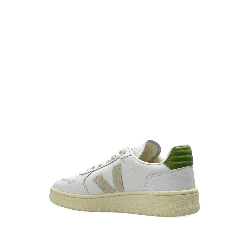 White Color Block Sneakers 3