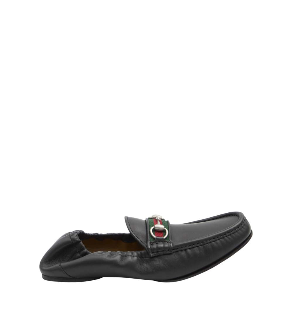 Black Horsebit Loafers 1