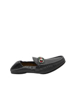 Black Horsebit Loafers 1