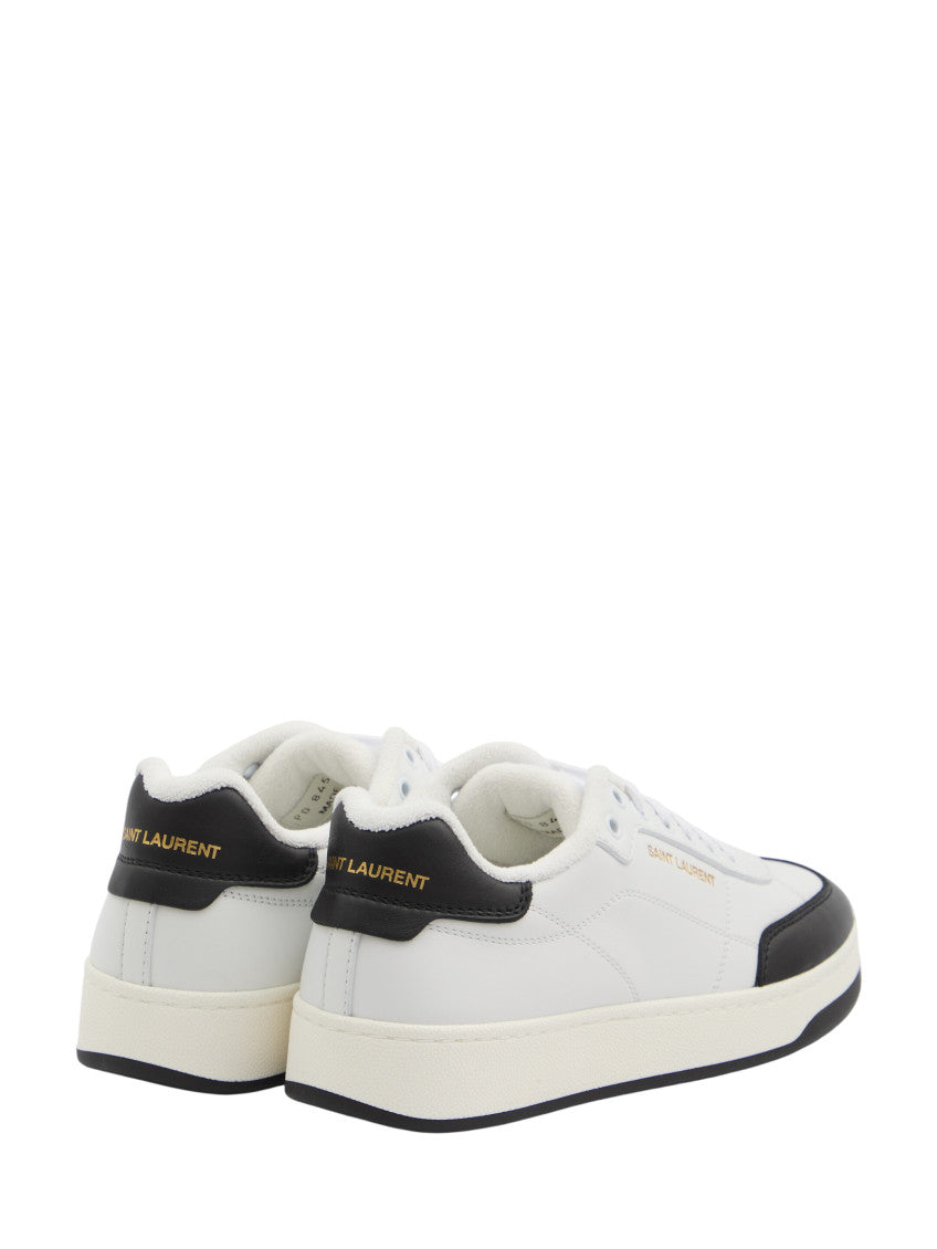 BlackWhite Logo Sneakers 3