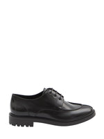 Black Derby Lino Dress Shoes 1