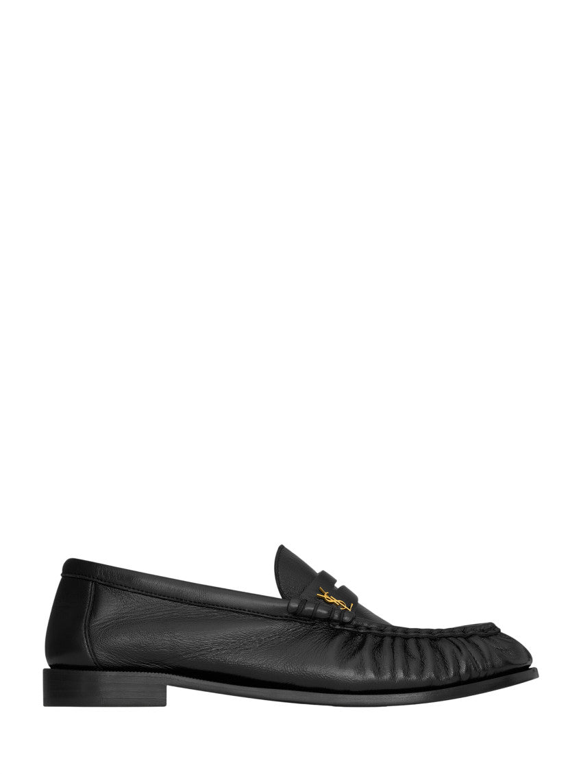 Black Logo Loafers 1