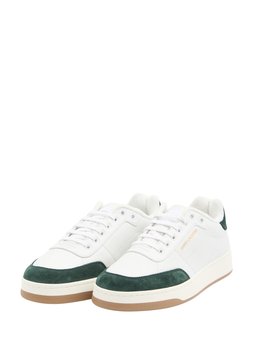 White Color Block Sneakers 2