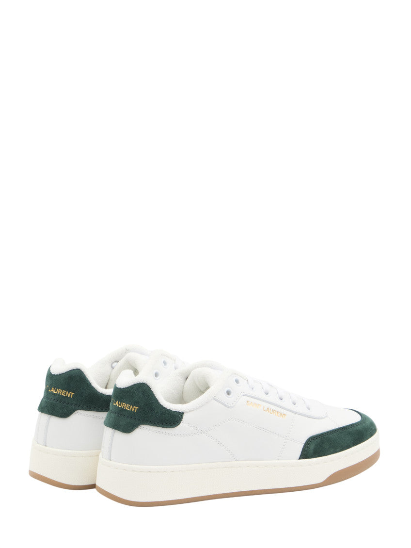 White Color Block Sneakers 3