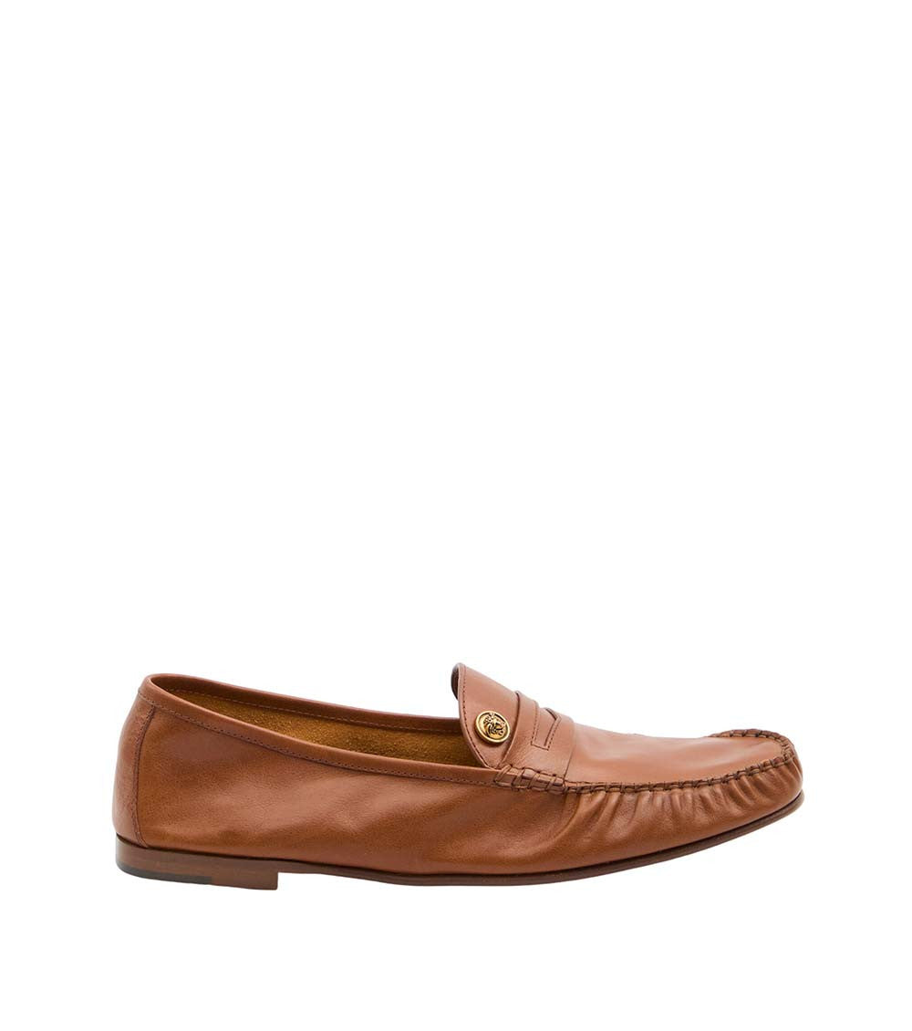 Brown Medusa Loafers 1
