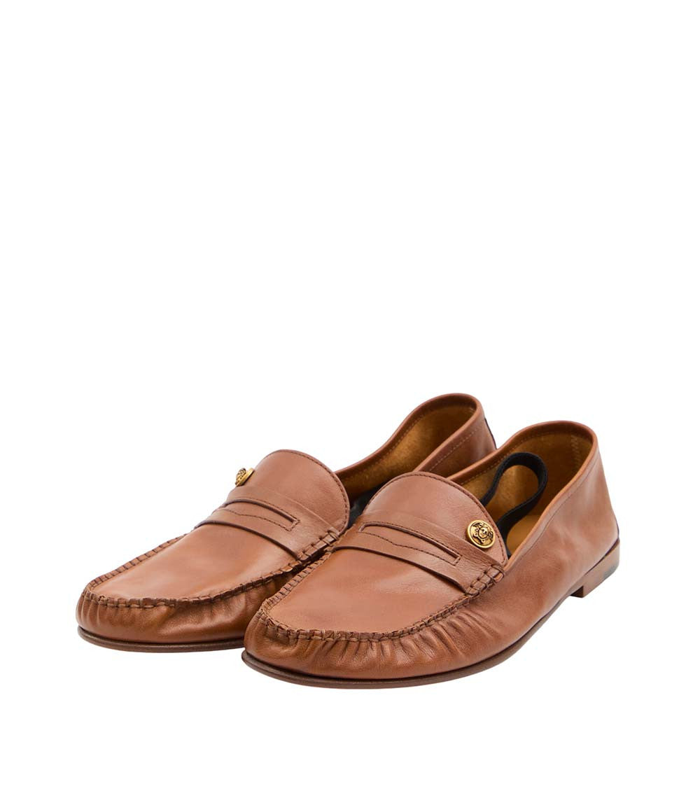 Brown Medusa Loafers 2