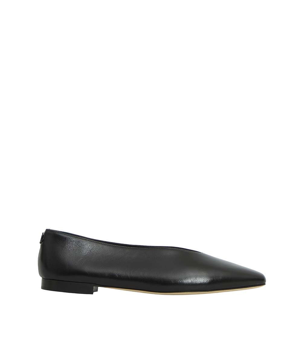 Black Margot Ballet Flats 1