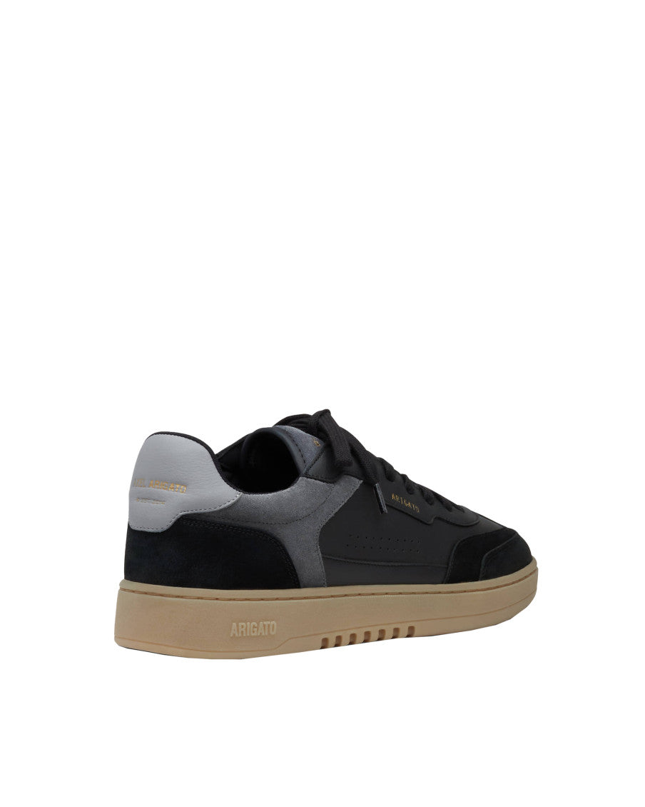Black Solid Lace Up Sneakers 2