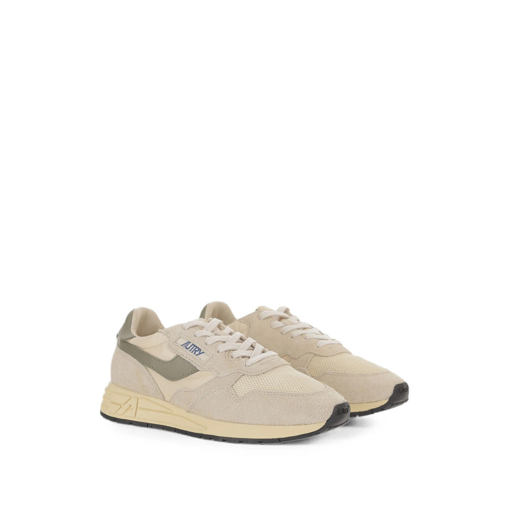 Beige Color Block Sneakers 2