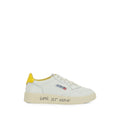White Logo Medalist Sneakers 1