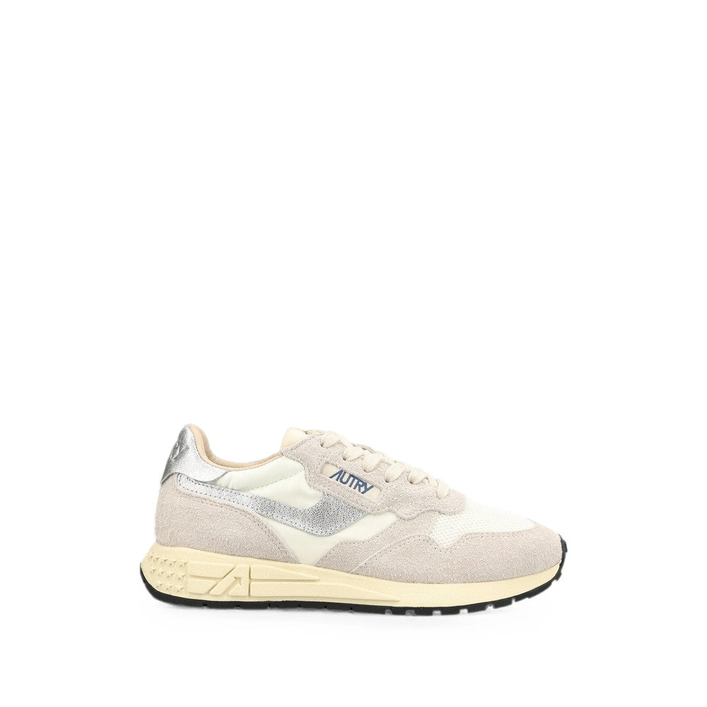 White Logo Windspin Sneakers 1