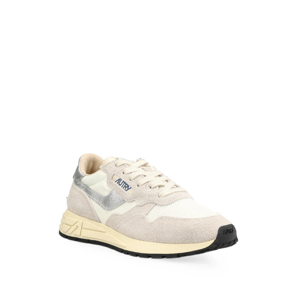 White Logo Windspin Sneakers 2