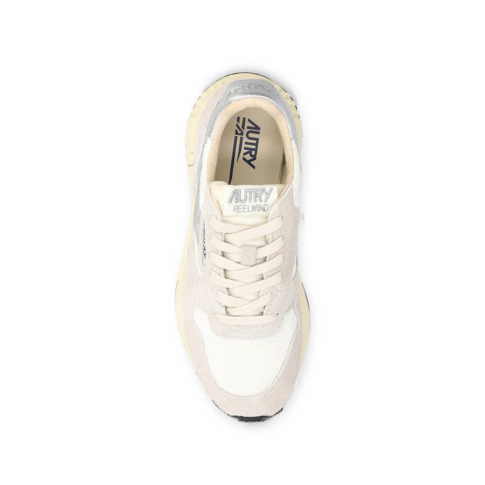 White Logo Windspin Sneakers 3