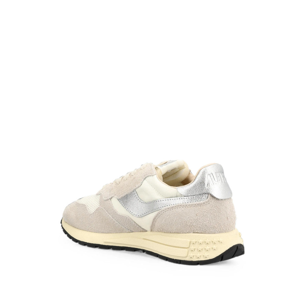 White Logo Windspin Sneakers 4
