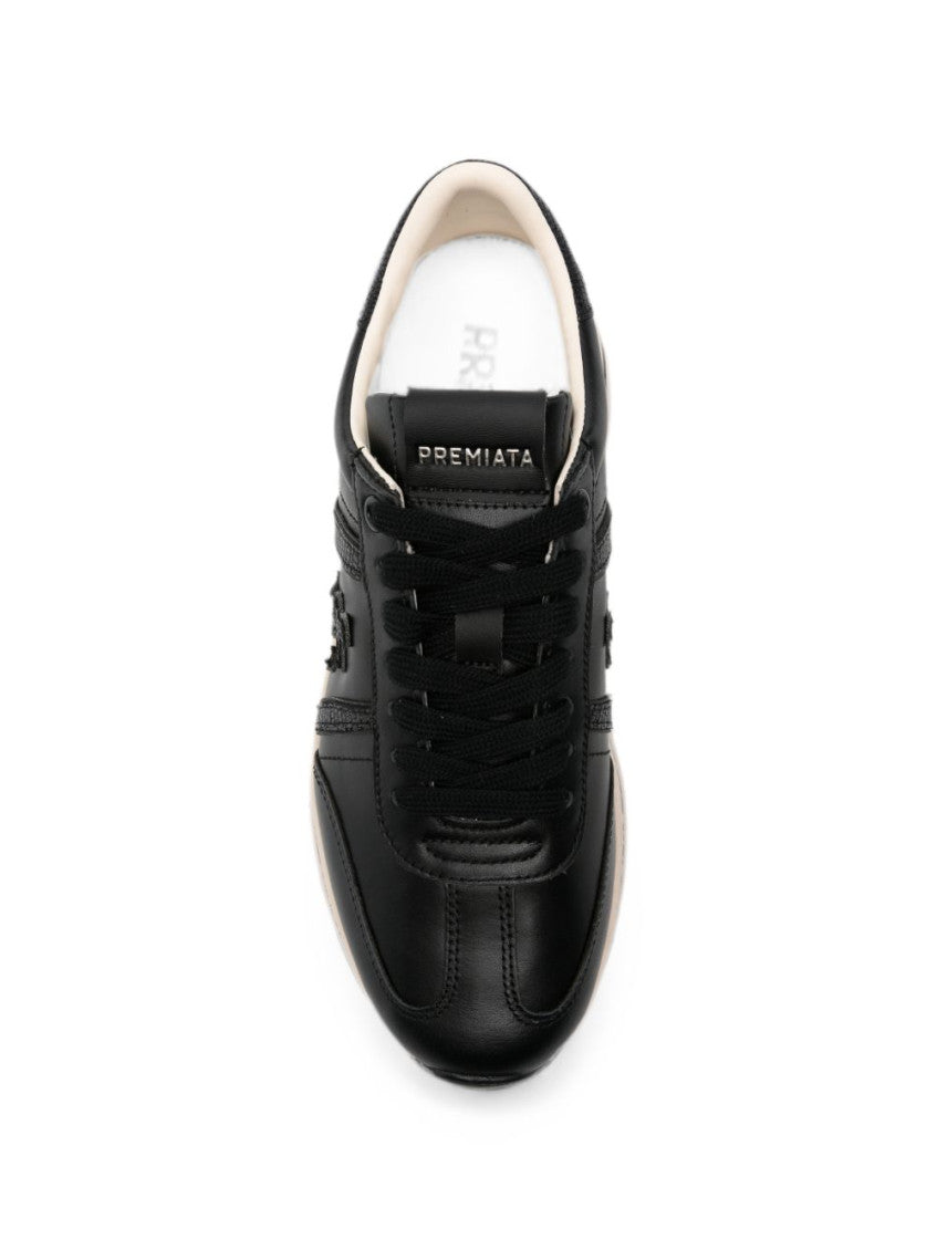Black Logo Sneakers 3