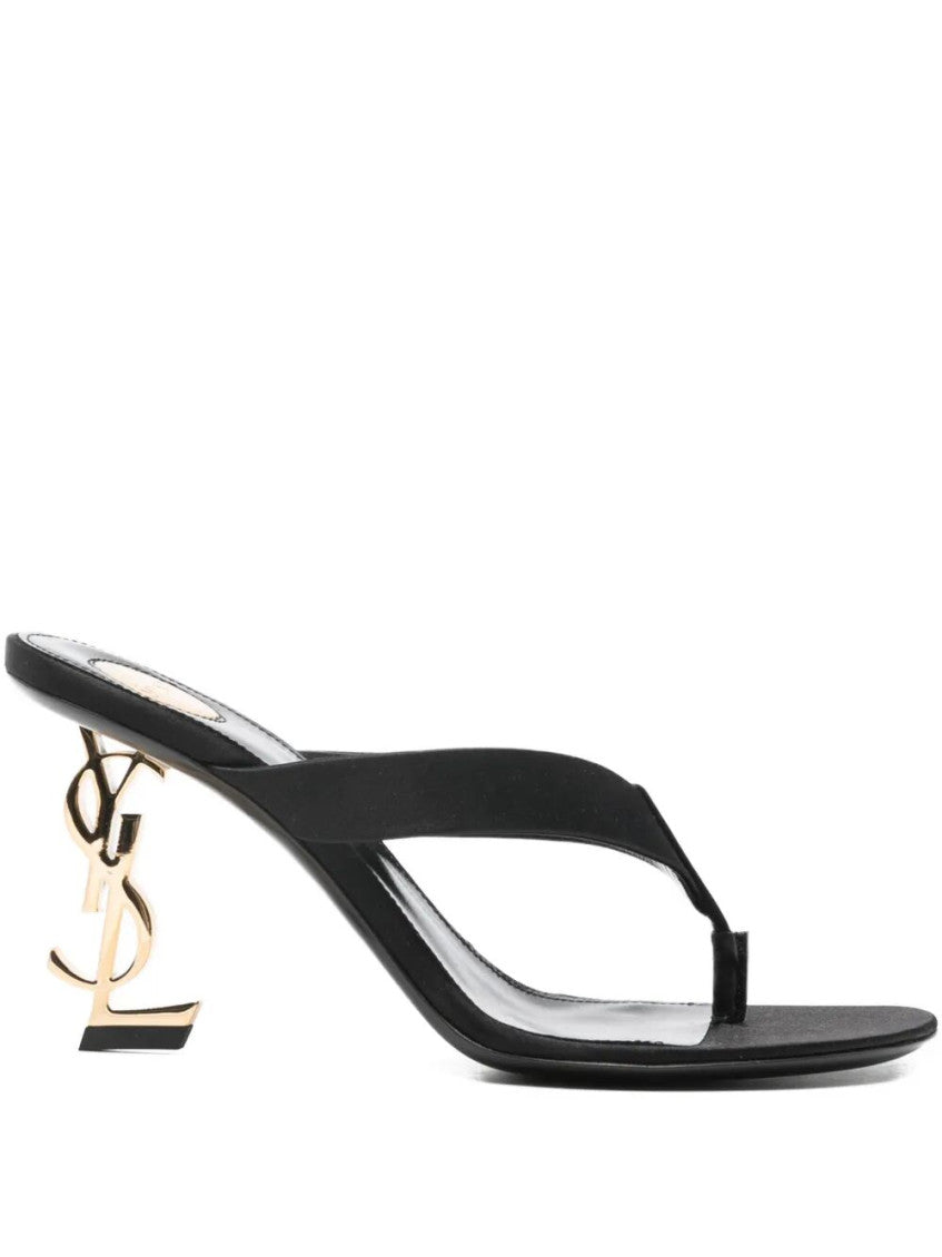Black Logo Heels 1