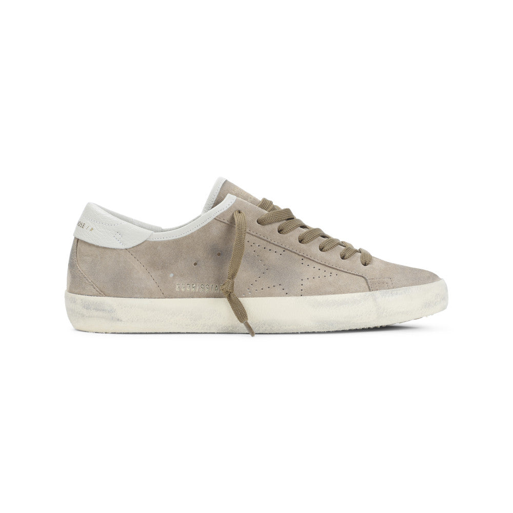 Beige Solid Superstar Sneakers 1