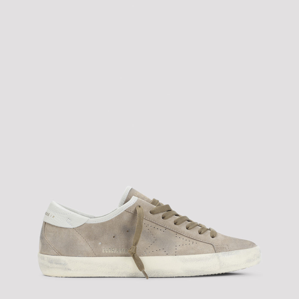 Beige Solid Superstar Sneakers 2