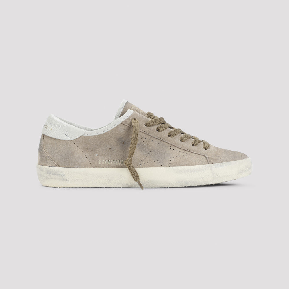 Beige Solid Superstar Sneakers 3