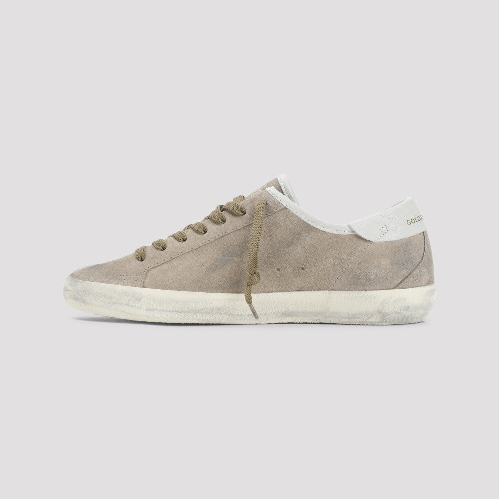 Beige Solid Superstar Sneakers 4