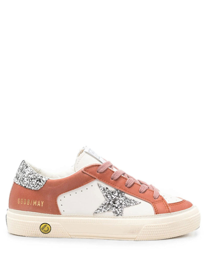 White Embellished Sneakers 1