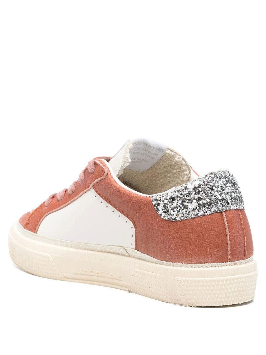 White Embellished Sneakers 4