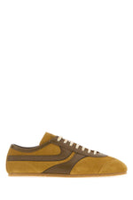 Tan Lace-up Sneakers 1