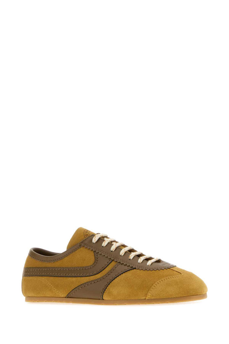 Tan Lace-up Sneakers 2