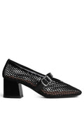 Black Leather Pumps 1