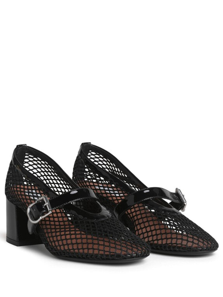 Black Leather Pumps 2