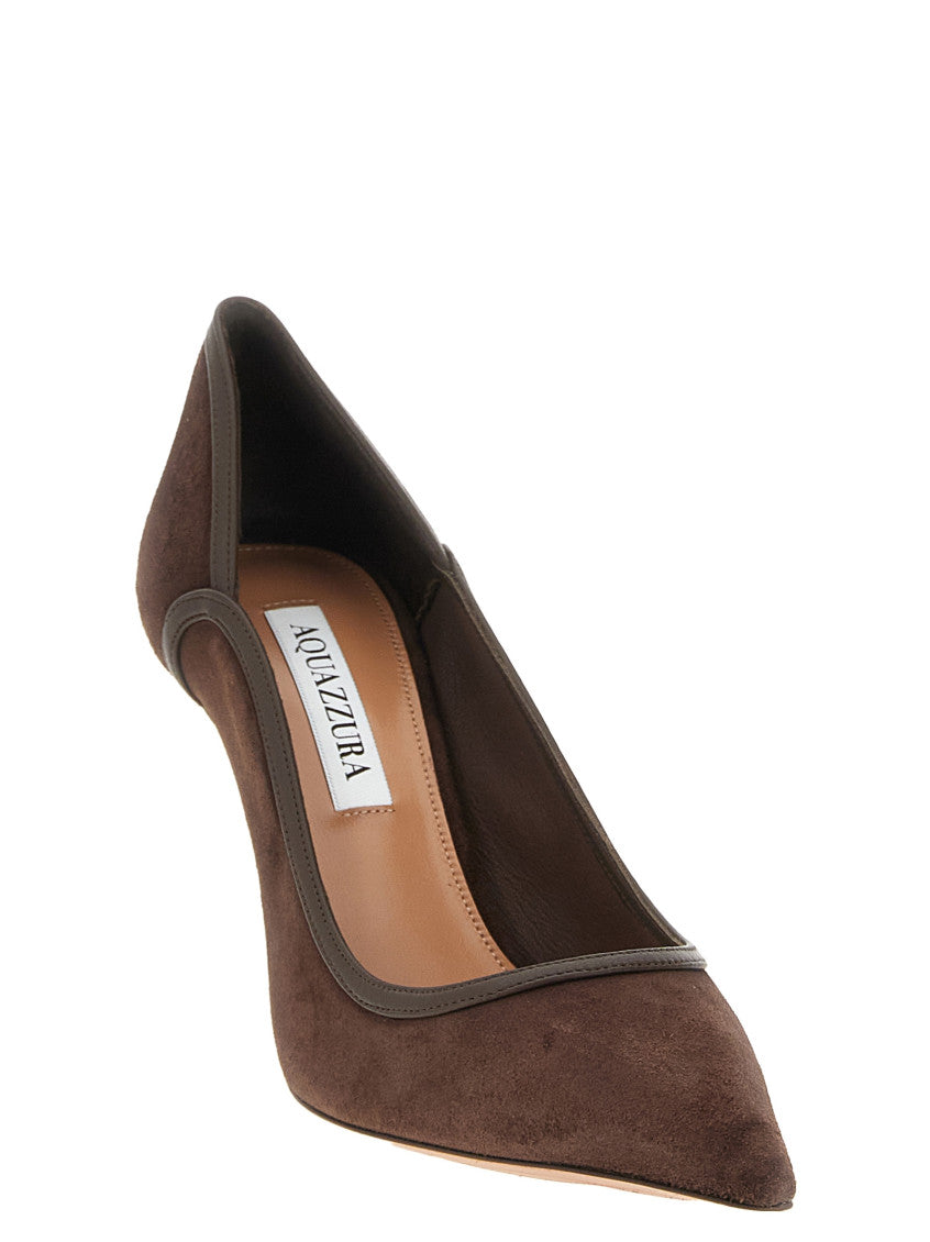 Brown Plush Pumps 2