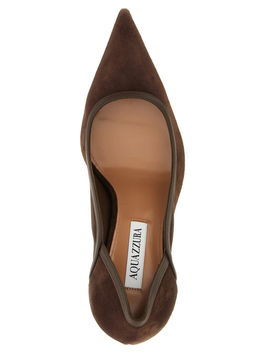 Brown Plush Pumps 4