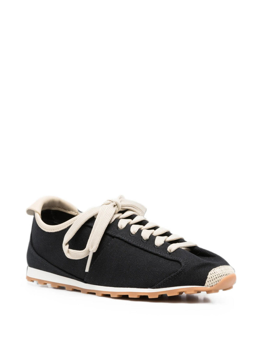 Black Lace-up Sneakers 2